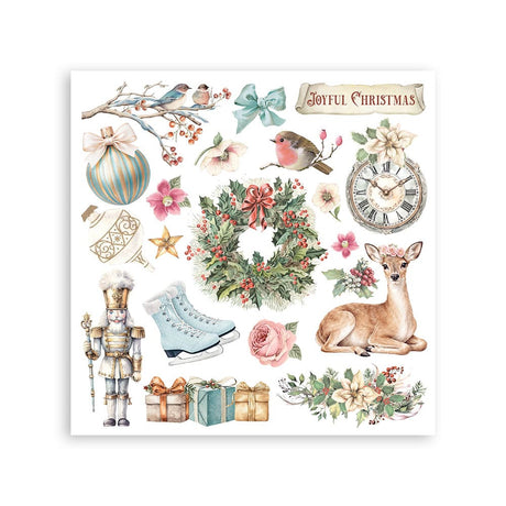 Rub-On Kit 15,5 x 15,5 cm - Winter Magic - 5 - Stamperia - Tidformera