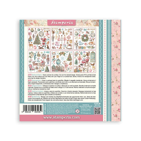 Rub-On Kit 15,5 x 15,5 cm - Winter Magic - 8 - Stamperia - Tidformera