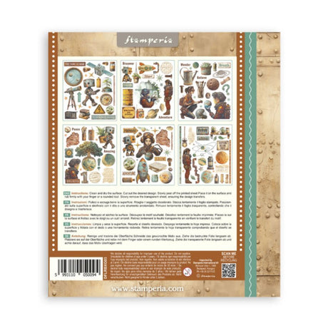 Rub - On Selection 20,5 x 23 cm - A New Beginning - 8 - Stamperia - Tidformera