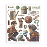 Rub - On Selection 20,5 x 23 cm - A New Beginning - 7 - Stamperia - Tidformera