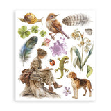 Rub - On Selection 20,5 x 23 cm - All Around - 3 - Stamperia - Tidformera