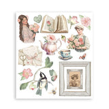 Rub - On Selection 20,5 x 23 cm - House of Roses - 7 - Stamperia - Tidformera