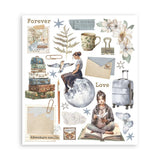 Rub - On Selection 20,5 x 23 cm - Secret Diary - 3 - Stamperia - Tidformera