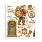 Rub-On Selection 20,5 x 23 cm - Silent Night - 2 - Stamperia - Tidformera