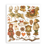 Rub-On Selection 20,5 x 23 cm - Silent Night - 6 - Stamperia - Tidformera