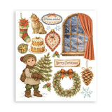 Rub-On Selection 20,5 x 23 cm - Silent Night - 3 - Stamperia - Tidformera