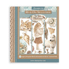 Rub-On Selection 20,5 x 23 cm - White Christmas - 1 - Stamperia - Tidformera