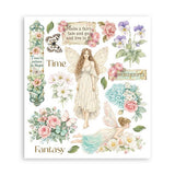 Rub - On Selection 20,5 x 23 cm - Wonderland - 7 - Stamperia - Tidformera