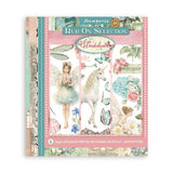 Rub - On Selection 20,5 x 23 cm - Wonderland - 1 - Stamperia - Tidformera