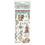Rub - on - Venice City of Art - Masks - 1 - Stamperia - Tidformera