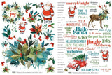 Rub - ons Transfer Set - Season of Joy - 2 - Arden Creative Studio - Tidformera