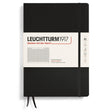Rutad skrivbok Lt B5 Hård pärm Black - 1 - Leuchtturm1917 - Tidformera