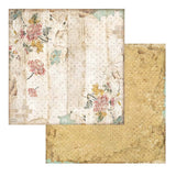 Scrapbookingpapper - Backgrounds - Alice - 3 - Stamperia - Tidformera