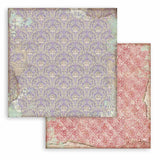 Scrapbookingpapper - Backgrounds - Alice - 9 - Stamperia - Tidformera