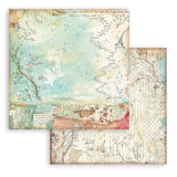 Scrapbookingpapper - Backgrounds - Alice - 2 - Stamperia - Tidformera