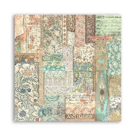 Scrapbookingpapper - Backgrounds - Brocante Antiques - 15 - Stamperia - Tidformera