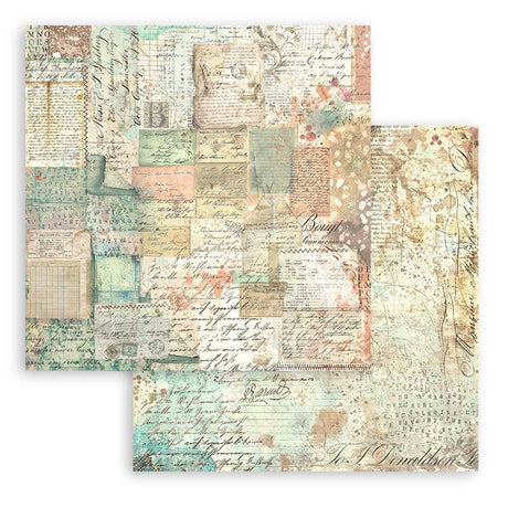 Scrapbookingpapper - Backgrounds - Brocante Antiques - 11 - Stamperia - Tidformera