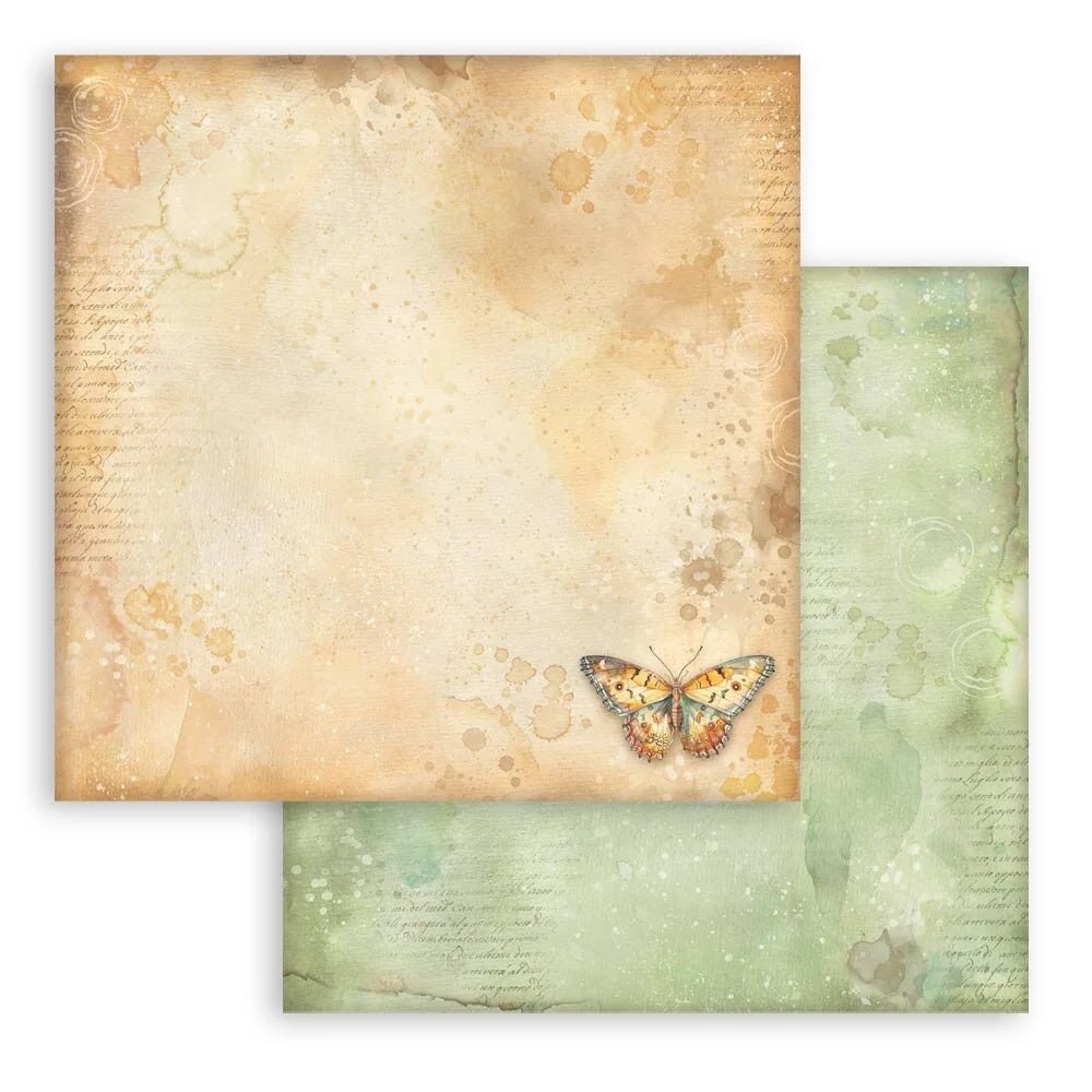 Scrapbookingpapper - Backgrounds - Daisy Art - 7 - Stamperia - Tidformera