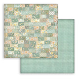 Scrapbookingpapper - Backgrounds - Daisy Art - 2 - Stamperia - Tidformera