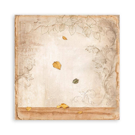 Scrapbookingpapper - Backgrounds - Golden Harmony - Maxi Pad - 14 - Stamperia - Tidformera