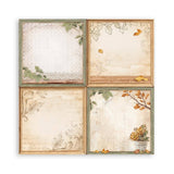 Scrapbookingpapper - Backgrounds - Golden Harmony - Maxi Pad - 11 - Stamperia - Tidformera