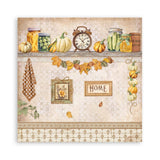Scrapbookingpapper - Backgrounds - Golden Harmony - Maxi Pad - 13 - Stamperia - Tidformera