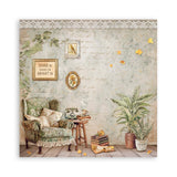 Scrapbookingpapper - Backgrounds - Golden Harmony - Maxi Pad - 3 - Stamperia - Tidformera