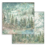 Scrapbookingpapper - Backgrounds - Herbarium Silvae - 5 - Stamperia - Tidformera
