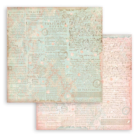 Scrapbookingpapper - Backgrounds - Rose Parfum - 5 - Stamperia - Tidformera