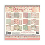 Scrapbookingpapper - Backgrounds - Rose Parfum - 3 - Stamperia - Tidformera