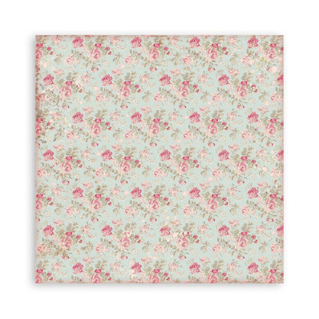 Scrapbookingpapper - Backgrounds - Rose Parfum - 14 - Stamperia - Tidformera