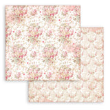 Scrapbookingpapper - Backgrounds - Rose Parfum - 11 - Stamperia - Tidformera