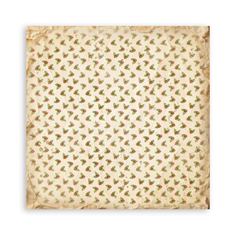 Scrapbookingpapper - Backgrounds - Silent Night - 26 - Stamperia - Tidformera