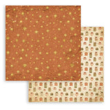 Scrapbookingpapper - Backgrounds - Silent Night - 22 - Stamperia - Tidformera