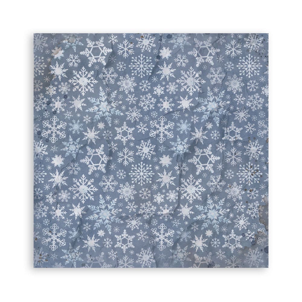 Scrapbookingpapper - Backgrounds - Silent Night - 9 - Stamperia - Tidformera