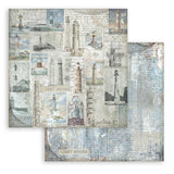 Scrapbookingpapper - Backgrounds - Silent Sea - 8 - Stamperia - Tidformera