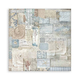 Scrapbookingpapper - Backgrounds - Silent Sea - 4 - Stamperia - Tidformera