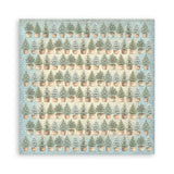 Scrapbookingpapper - Backgrounds - White Christmas - 4 - Stamperia - Tidformera