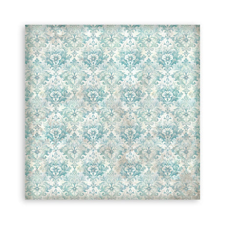 Scrapbookingpapper - Backgrounds - White Christmas - 15 - Stamperia - Tidformera