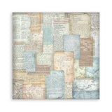 Scrapbookingpapper - Backgrounds - White Christmas - 21 - Stamperia - Tidformera