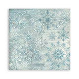 Scrapbookingpapper - Backgrounds - White Christmas - 7 - Stamperia - Tidformera