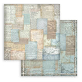 Scrapbookingpapper - Backgrounds - White Christmas - 20 - Stamperia - Tidformera