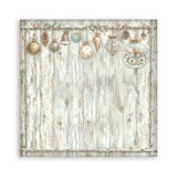 Scrapbookingpapper - Backgrounds - White Christmas - 9 - Stamperia - Tidformera