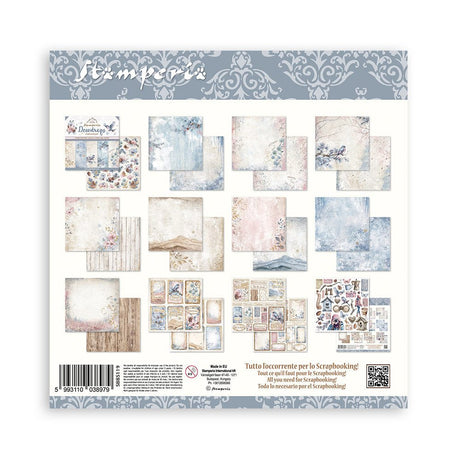 Scrapbookingpapper - Dewdrop - 14 - Stamperia - Tidformera