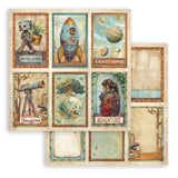 Scrapbookingpapper - Double faced - A New Beginning - 13 - Stamperia - Tidformera