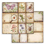Scrapbookingpapper - Double faced - All Around - 28 - Stamperia - Tidformera