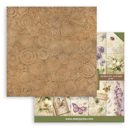 Scrapbookingpapper - Double faced - All Around - 2 - Stamperia - Tidformera