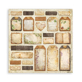 Scrapbookingpapper - Double faced - All Around - 27 - Stamperia - Tidformera