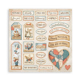 Scrapbookingpapper - Double faced - Family - 5 - Stamperia - Tidformera