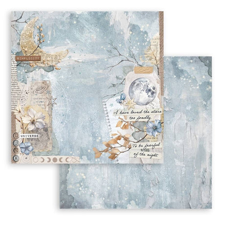 Scrapbookingpapper - Double faced - Secret Diary - 5 - Stamperia - Tidformera